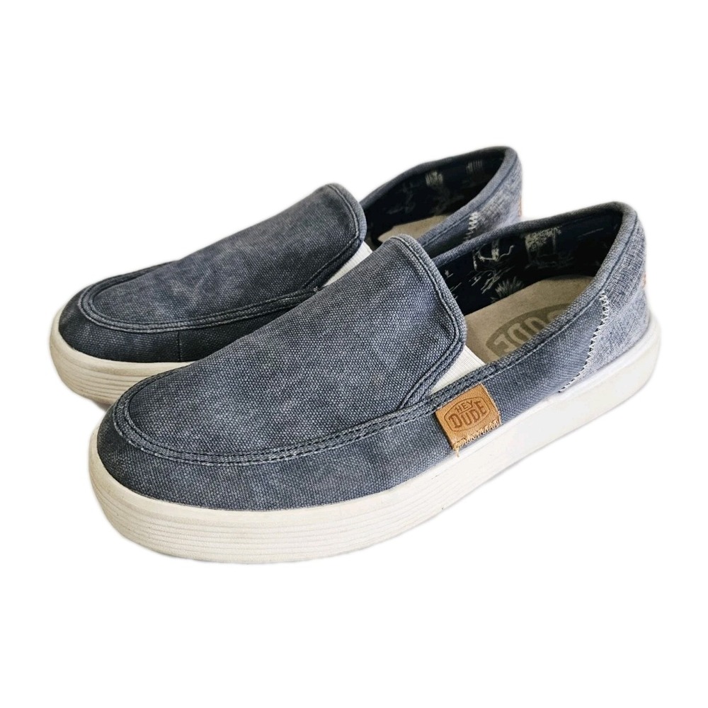 Hey Dude Sunapee M Craft Blue/Gray Men's Size 8 / Women's 10 Casual Dress Shoes